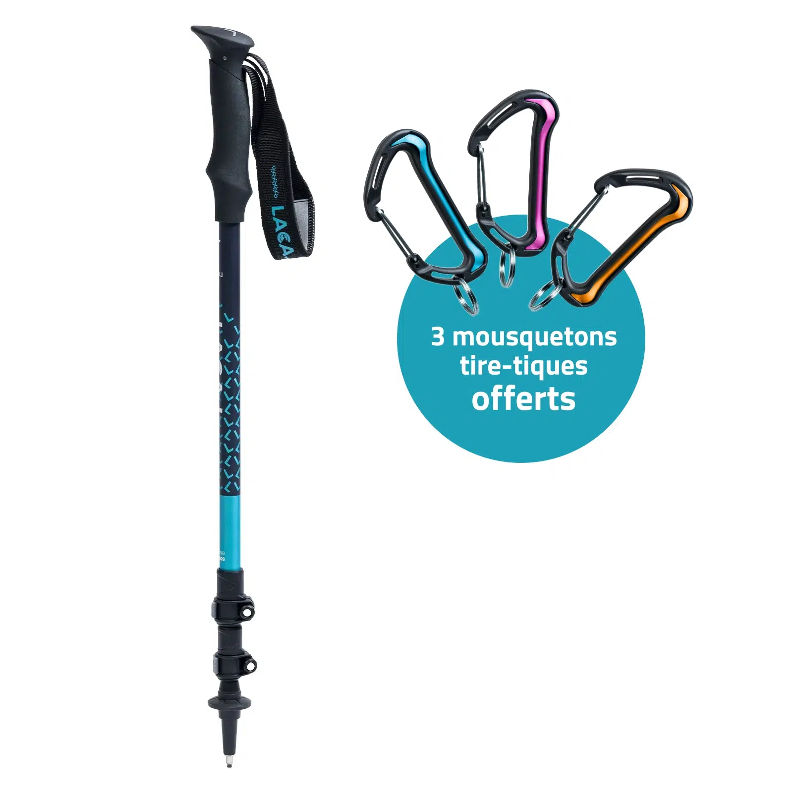 Alu Stick 135 (bleu)